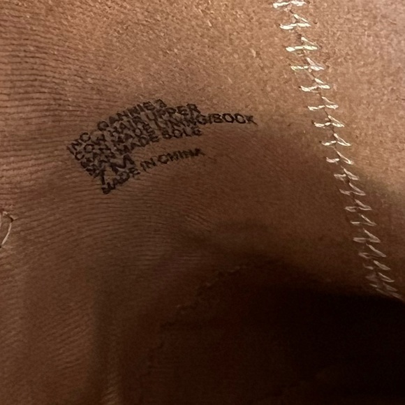 New INC International Gannie Calf Hair Floral Embroidery on Leopard Mule 7 NIB - Picture 6 of 10